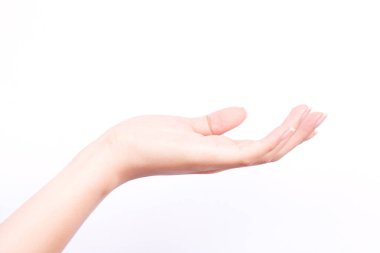 parmak el sembolleri konsepti beyaz arkaplanda dokunmatik dijital fikir izole