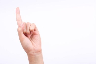 parmak el sembolleri izole edilmiş kavram tanrı başparmakları beyaz arka planda dua ediyor