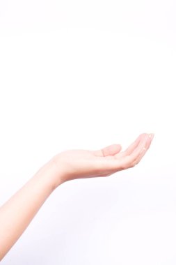 parmak el sembolleri izole edilmiş konsept dünyası ve dijital teknoloji elimizde beyaz arka planda