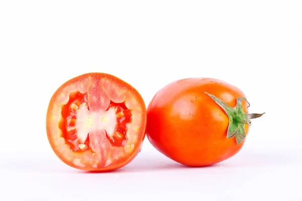 Tomate Vermelho Vegetal Que Componente Importante Fabricação Molho Tomate Fundo — Fotografia de Stock