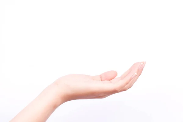 parmak el sembolleri izole edilmiş konsept dünyası ve dijital teknoloji elimizde beyaz arka planda