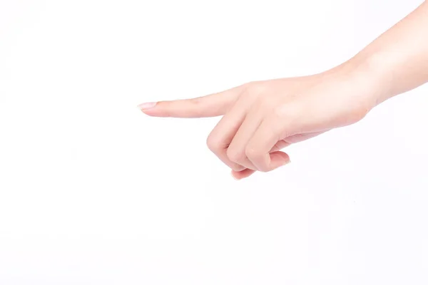 Σύμβολα Χεριών Δακτύλων Απομόνωσαν Την Ψηφιακή Ιδέα Οθόνης Αφής Έννοιας — Φωτογραφία Αρχείου