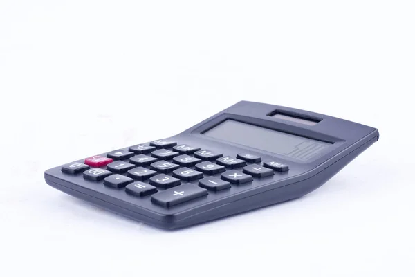 Калькулятор Расчета Числа Бухгалтерского Учета Финансы Бизнес Расчет Белом Фоне — стоковое фото