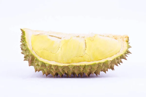Żółty Obrane Durian Mon Stringi Król Owoców Durian Owoców Płyta — Zdjęcie stockowe