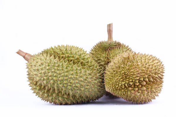 Żółty Obrane Durian Mon Stringi Durian Jest Płyta Owoców Tropikalny — Zdjęcie stockowe