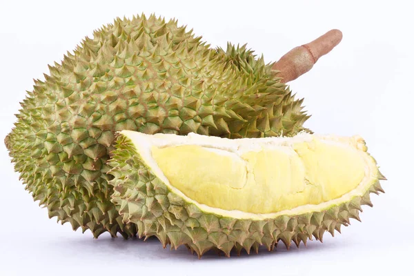 Yellow Durian Mon Thong King Fruits Durian Durian Peeled Fruit — Stock Photo, Image