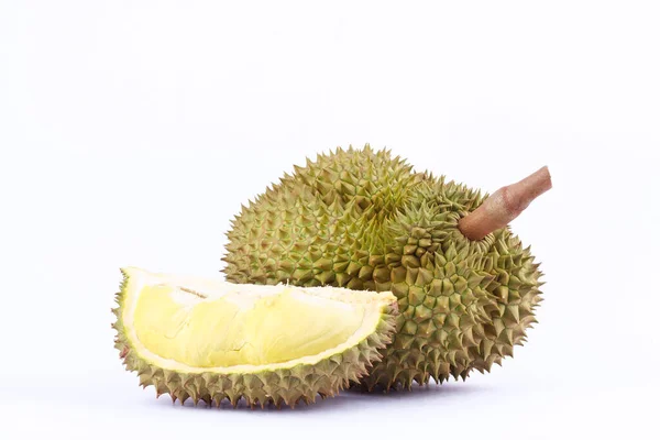 Żółty Durian Mon Stringi Durian Obrane Jest Królem Owoców Durian — Zdjęcie stockowe