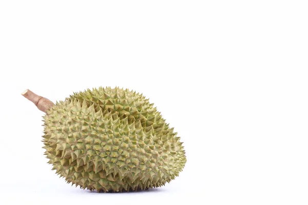 Durian Mon Stringi Król Tropikalnych Owoców Durian Białym Tle Zdrowe — Zdjęcie stockowe