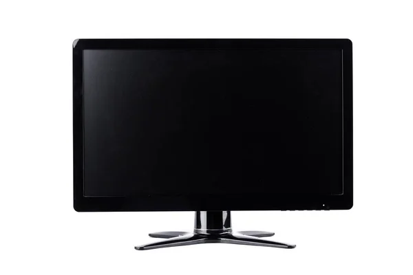 Display Computador Monitor Led Fundo Branco Tecnologia Hardware Desktop Isolado — Fotografia de Stock