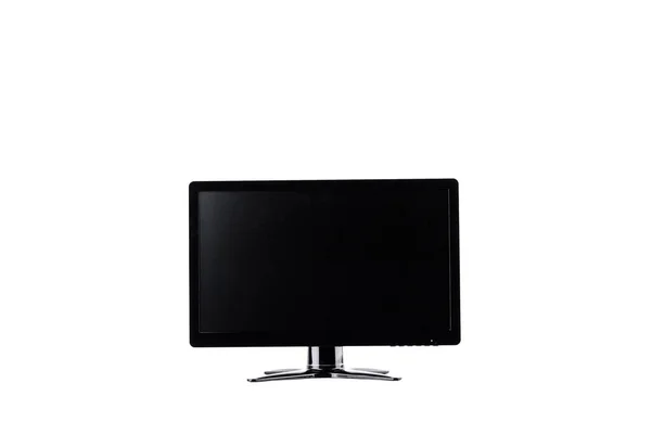 Display Computador Monitor Led Fundo Branco Tecnologia Hardware Desktop Isolado — Fotografia de Stock