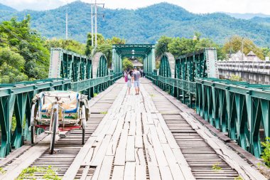 II. Dünya Savaşı Memorial Bridge uygulamasında, Mae Hong Son, Thailand