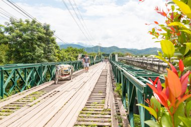II. Dünya Savaşı Memorial Bridge uygulamasında, Mae Hong Son, Thailand