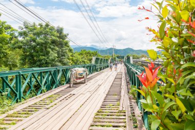 II. Dünya Savaşı Memorial Bridge uygulamasında, Mae Hong Son, Thailand