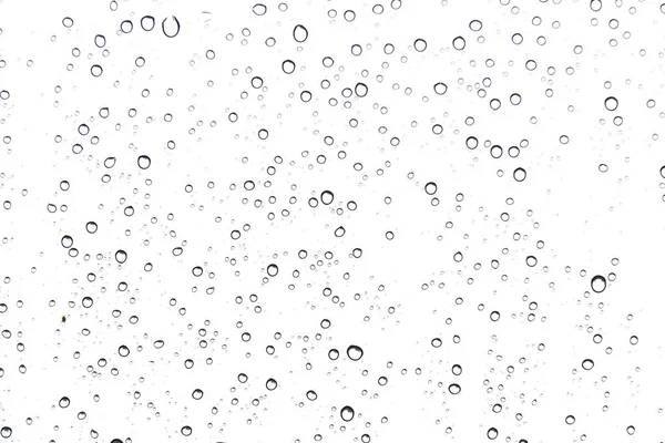 Water drops , rain drops on glass — Stock Photo, Image