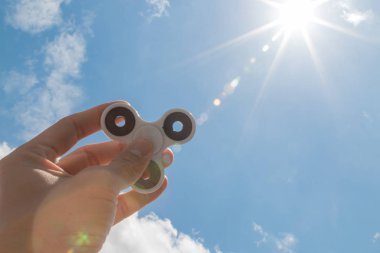 Topluca spinner oyuncak holding eller 