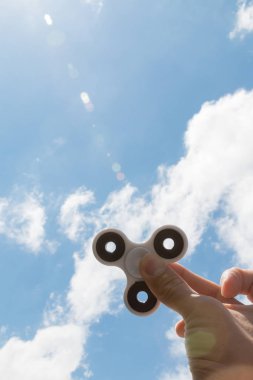 Topluca spinner oyuncak holding eller 