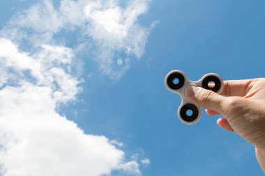 Topluca spinner oyuncak holding eller 