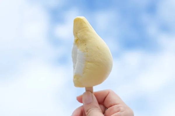 Sabor de sorvete Durian Stick — Fotografia de Stock