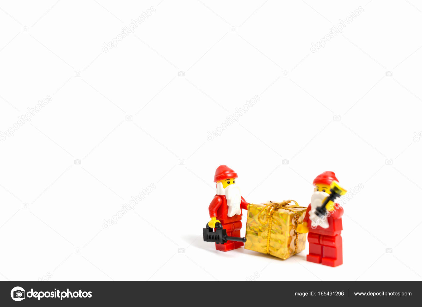 lego santa claus minifigure