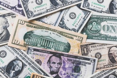 Amerikan Doları veya bize Doları banknot arka plan