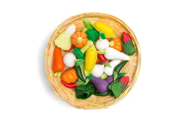 Vegetable handmade from plasticine clay — Stock Photo, Image