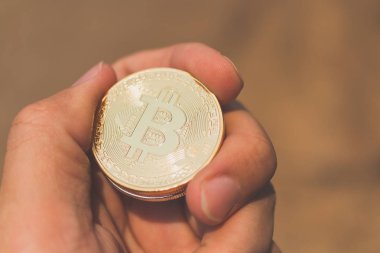 Bitcoin Cryptocurrency dijital Bit sikke Btc para birimi