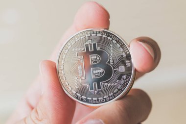 Bitcoin Cryptocurrency dijital Bit sikke Btc para birimi