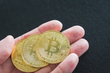 Bitcoin Cryptocurrency dijital Bit sikke Btc para birimi