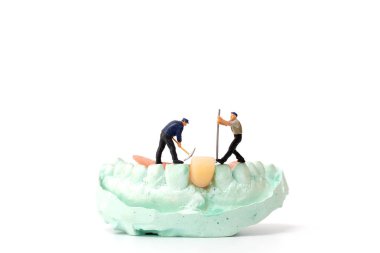 Minyatür insanlar: Alt takım bir diş tamiri