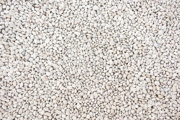 Textura Pedra Seixo Branco Chão — Fotografia de Stock