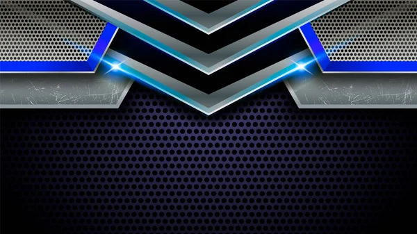 mavi çelik soyut arkaplan vektör çizimi