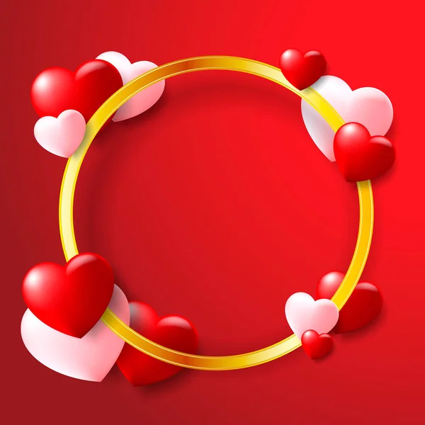 Sevgililer Günü konsepti geçmişi. Vektör illüstrasyonu