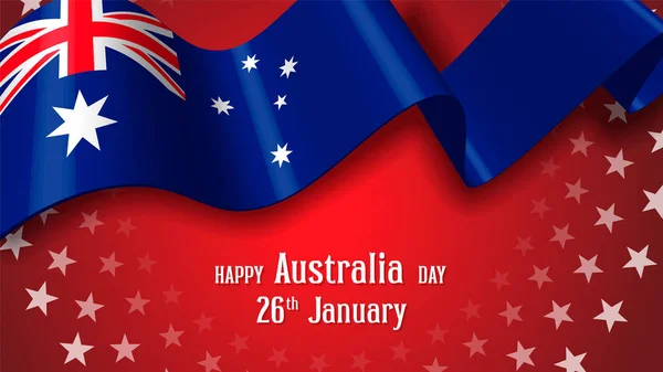 Mutlu Avustralya Günü afişi ya da afişi