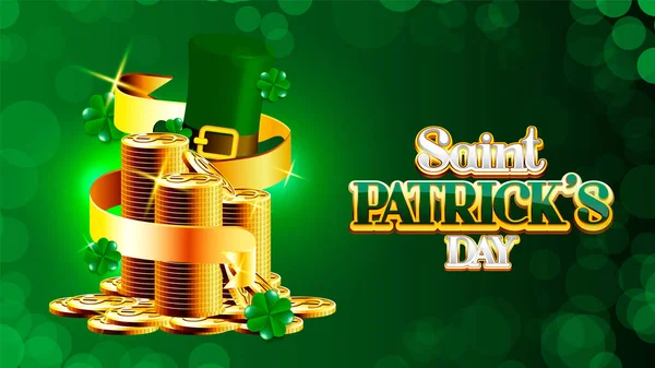 St. Patrick'ın gün poster. Vektör çizim