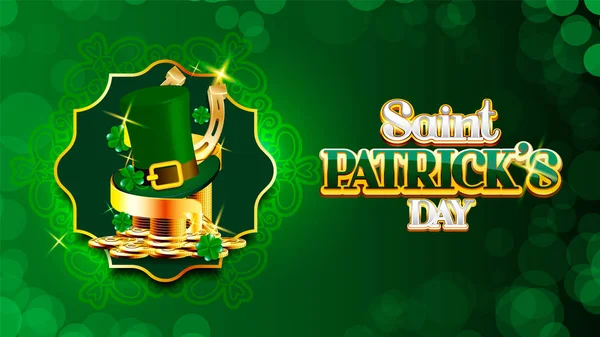 Saint Patrick 's Day affisch design — Stock vektor