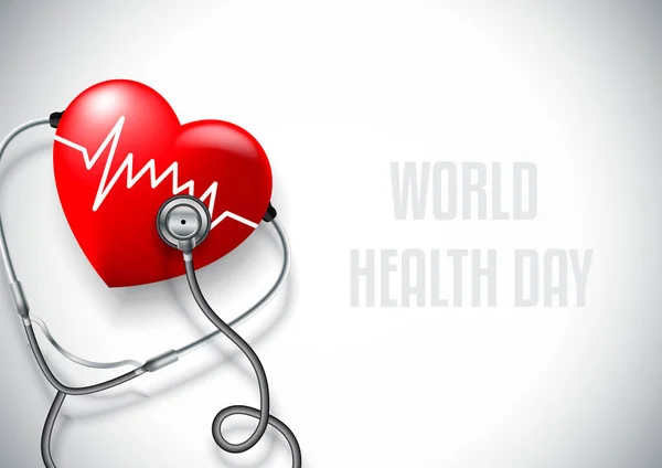 Concepto del Día Mundial de la Salud. Ilustración vectorial . Ilustraciones De Stock Sin Royalties Gratis