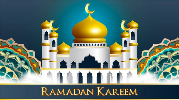 Ramazan Kareem İslami tasarımı büyük cami kubbesi