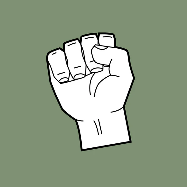 Векторная Иллюстрация Руки Мультяшная Рука Поза — стоковый вектор