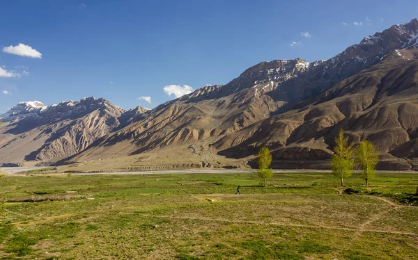 Kaza Himachal Pradesh India 2015 히말라야의 메마른 산들이 Spiti Valley — 스톡 사진