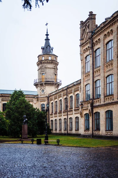 Instituto Politécnico de Kiev. O casco no parque — Fotografia de Stock