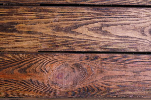Background of wooden planks. Close-up.