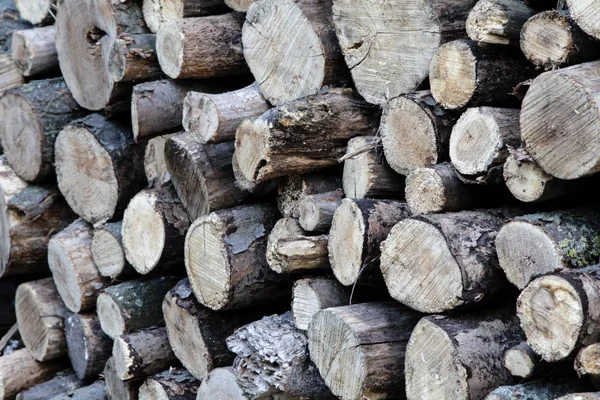 Firewood Logs Folded Storage Stock Picture