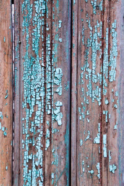 Old Painted Wooden Fence Background Texture — Stock Photo, Image