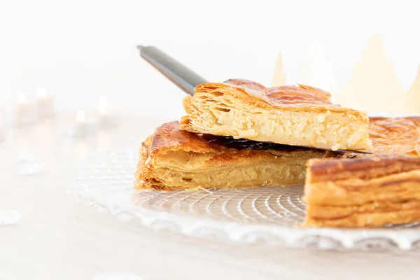 Galette des rois during the epiphany — 스톡 사진