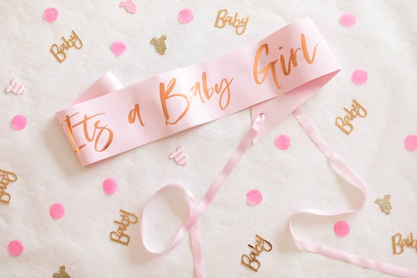 Gender reveal party - It's a Girl ! — 스톡 사진