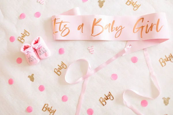 Gender reveal party - It's a Girl ! — 스톡 사진