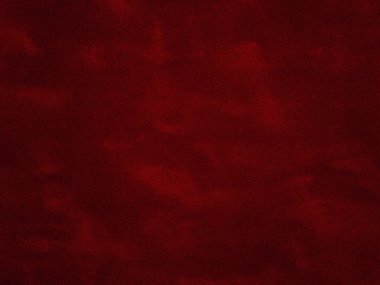 Kırmızı kadife dokulu arka plan yüzeyi kadar kapatın