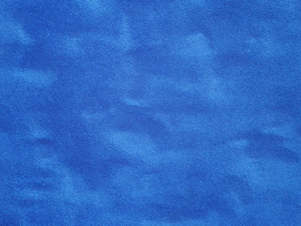 Close-up van oppervlak van blauwe fluwelen textuur achtergrond — Stockfoto