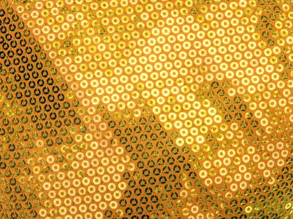 Golden sequin background — Stock Photo, Image