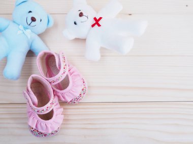 Oyuncak ve çocuk ayakkabı küçük oyuncak ayılar